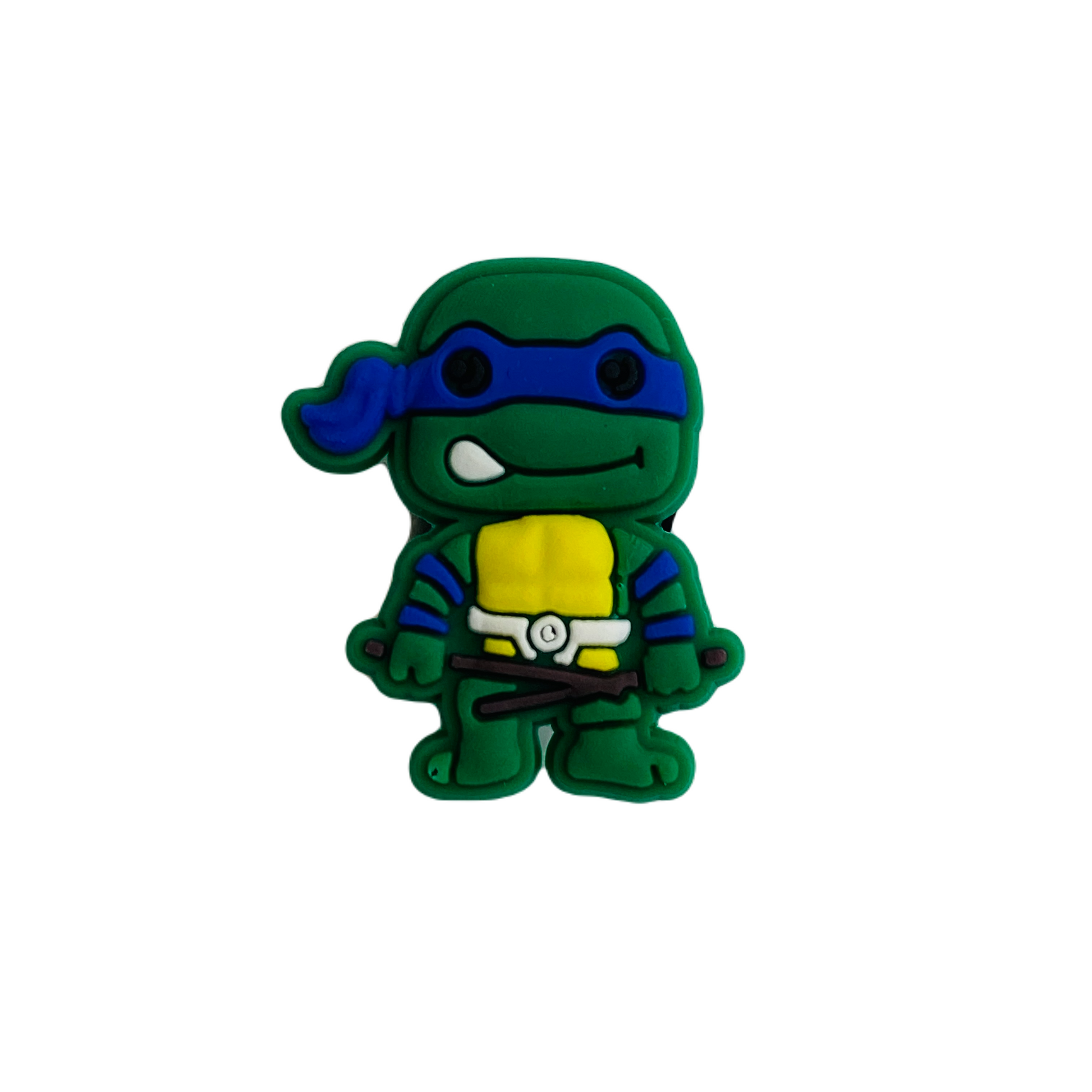 Movies - TMNT Teenage Mutant Ninja Turtles - Leonardo Blue Character Shoe Charm