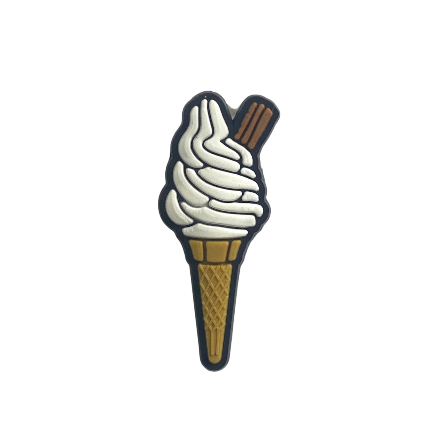 Food - Ice Cream McDonalds Soft Serve With A Flake Shoe Charm