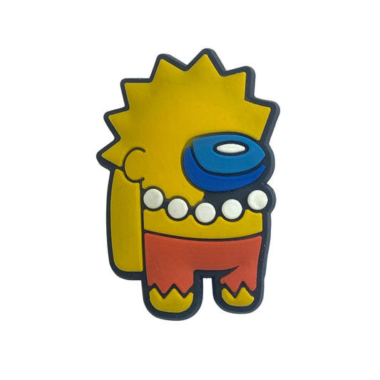 Gaming - Among Us - The Simpsons - Lisa Simpson Character Shoe Charm