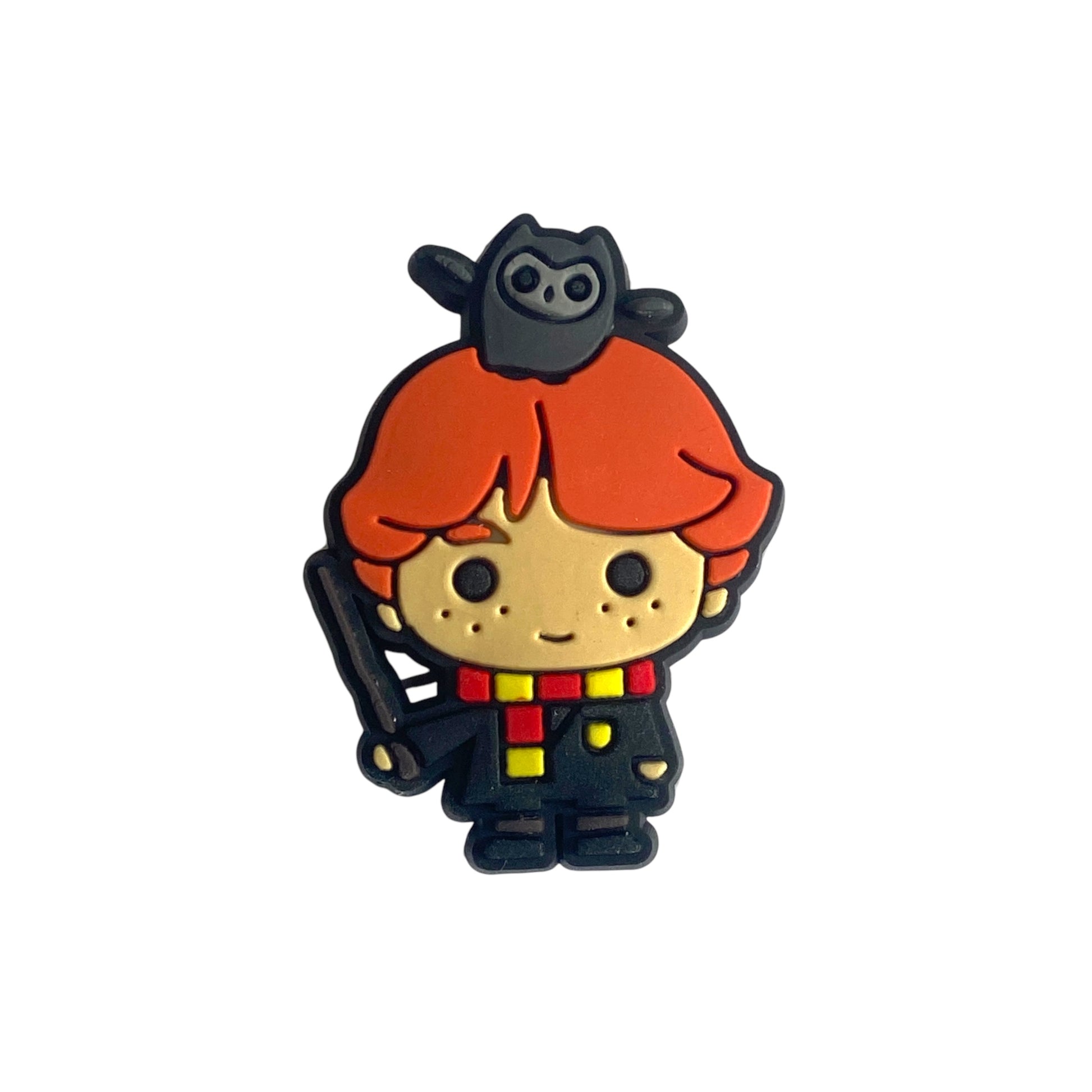 Movies - Harry Potter - Ron Weasley With Owl Character Shoe Charm