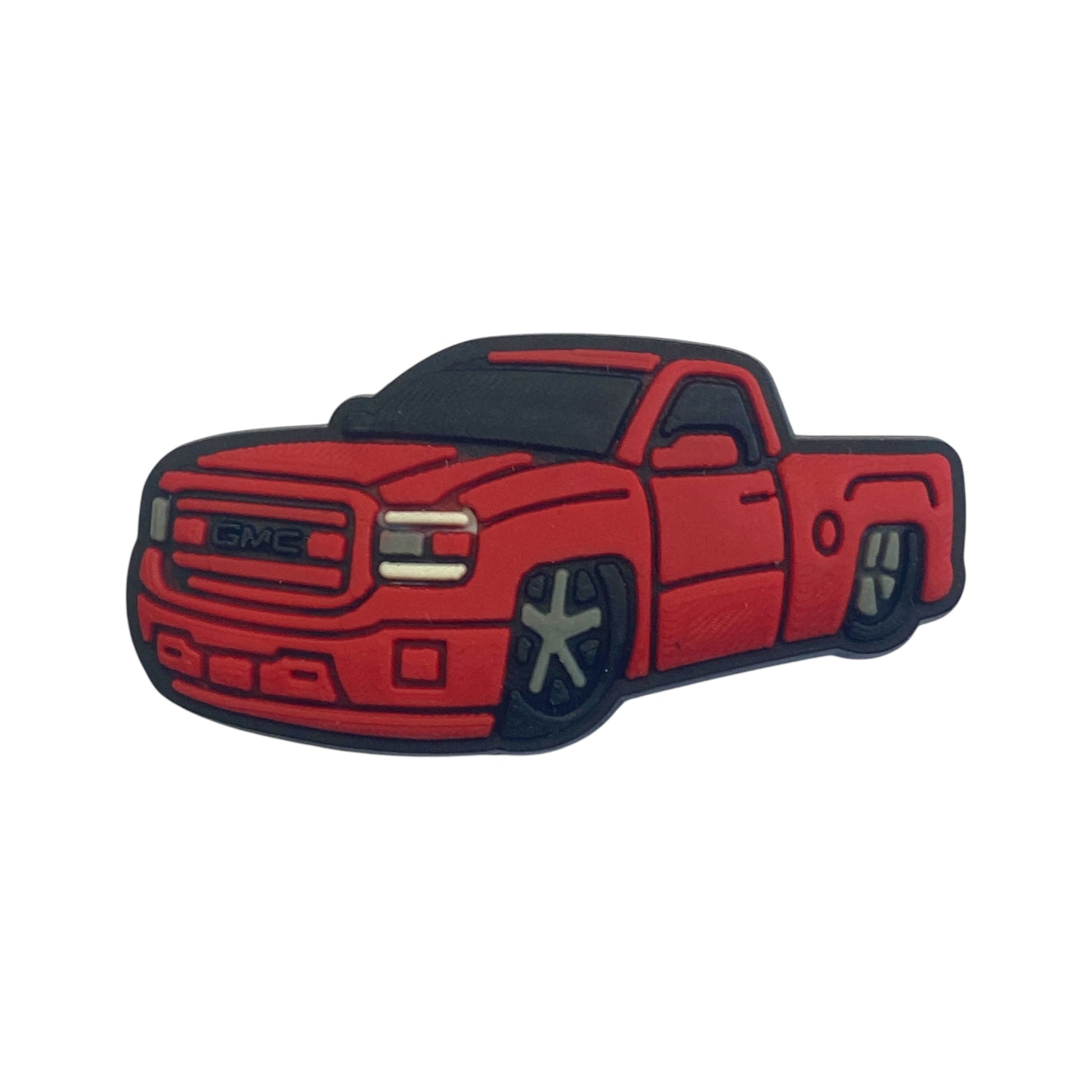 Cars - GMC Sierra Red Truck Ute Shoe Charm