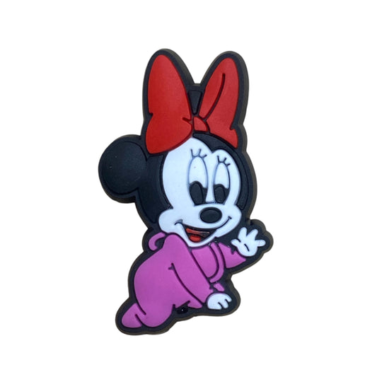 Kids - Baby Minnie with Red Bow Shoe Charm