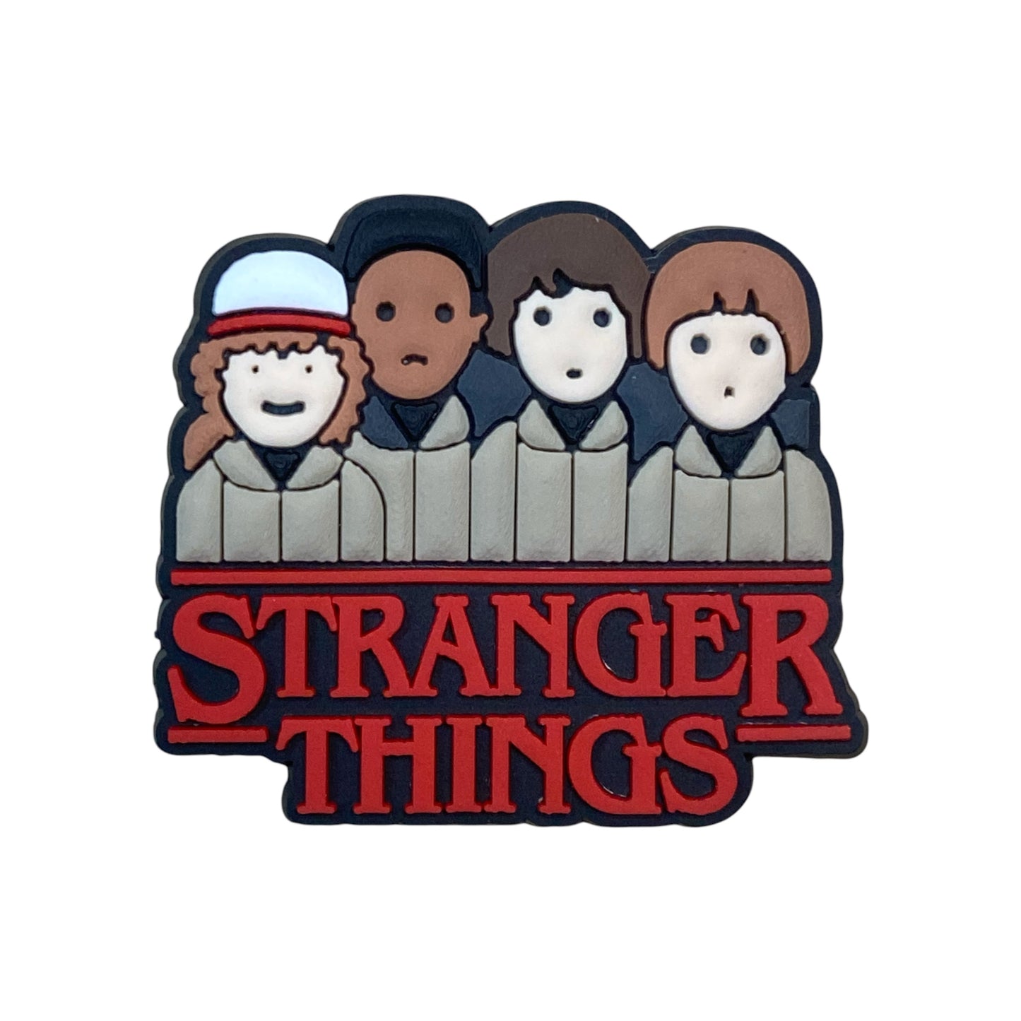 TV - Stranger Things - Stranger Things Title with Characters Shoe Charm