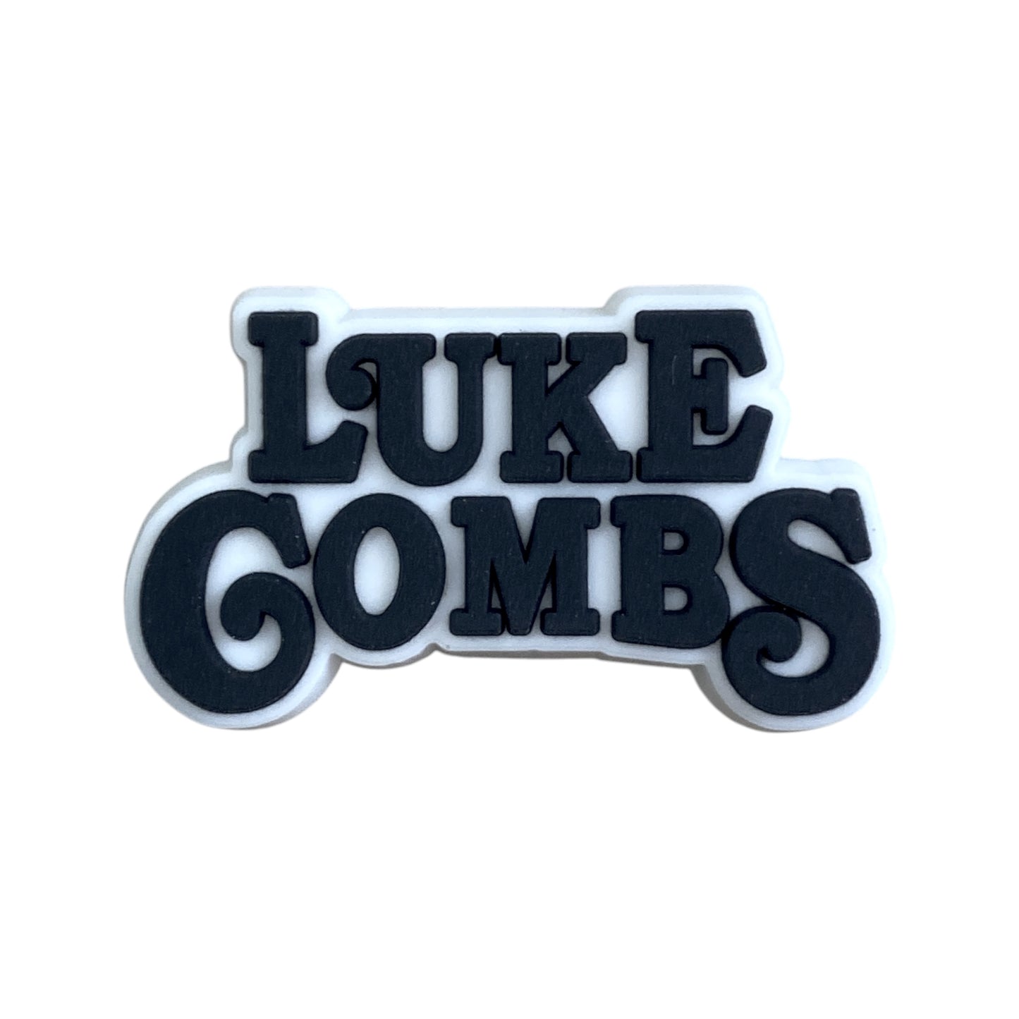 Celebrities - Singer - Luke Combs Name Title Shoe Charm