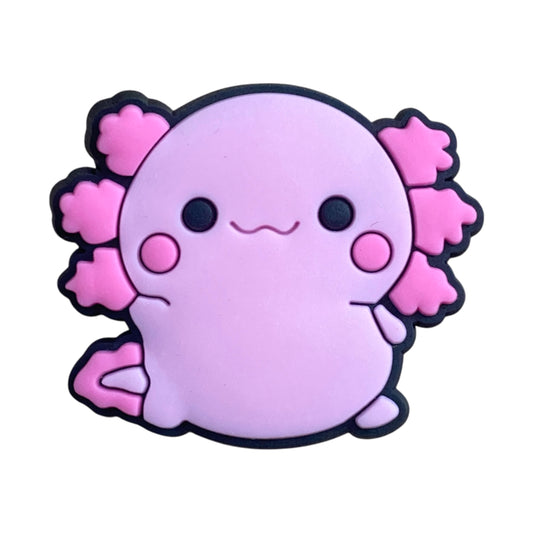 Animals - Axolotl Waving Pink Shoe Charm