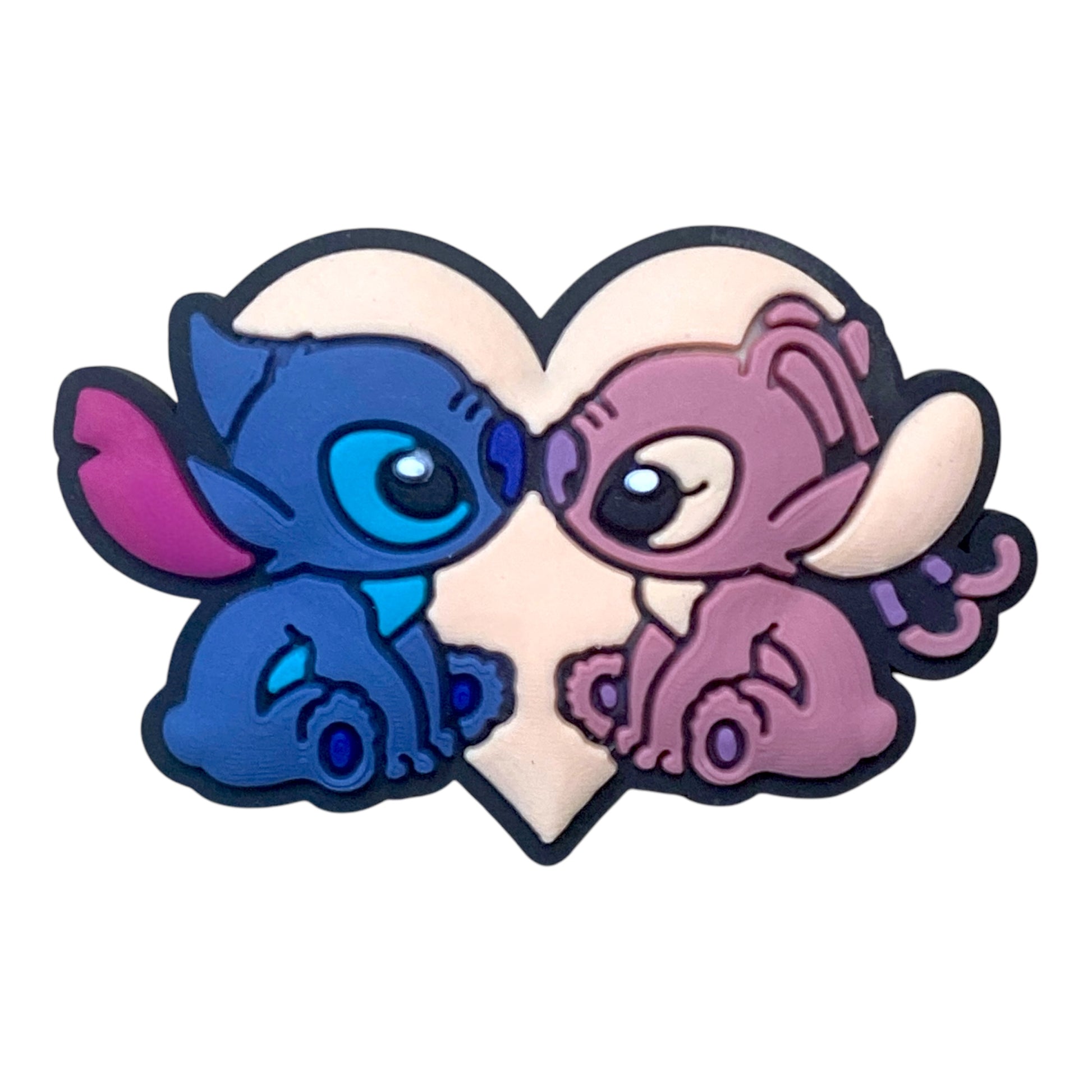 Movies - Stitch - Stitch and Angel Valentines Day Shoe Charm