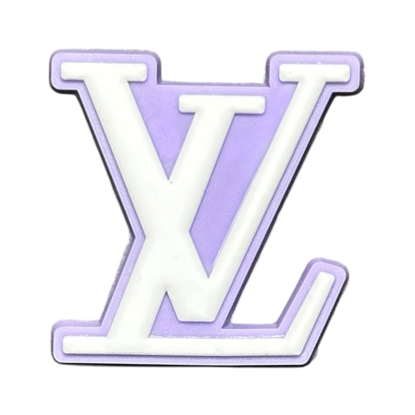 Brands - Louis Vuitton LV Logo Purple Shoe Charm