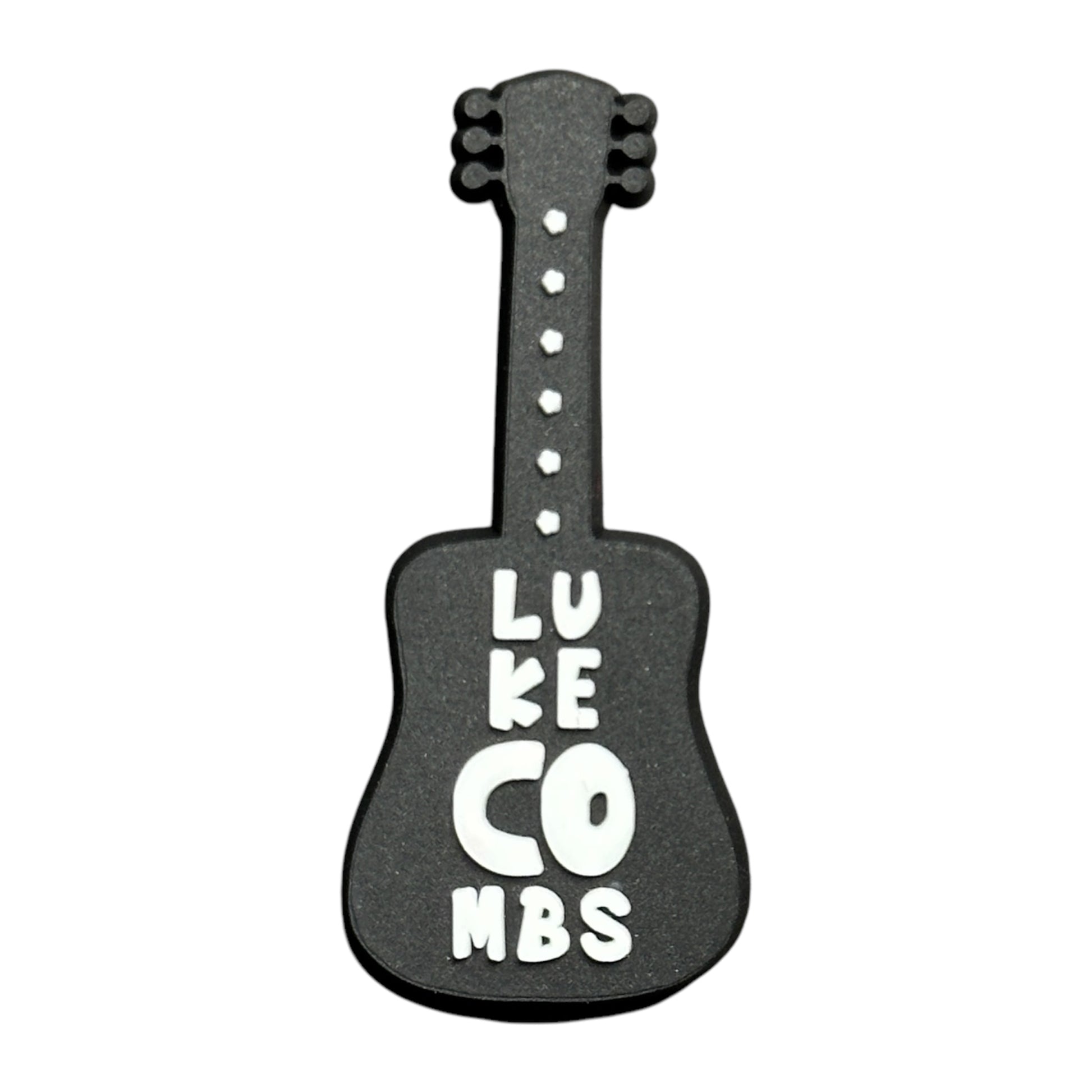 Celebrities - Singer - Luke Combs Guitar Black Shoe Charm