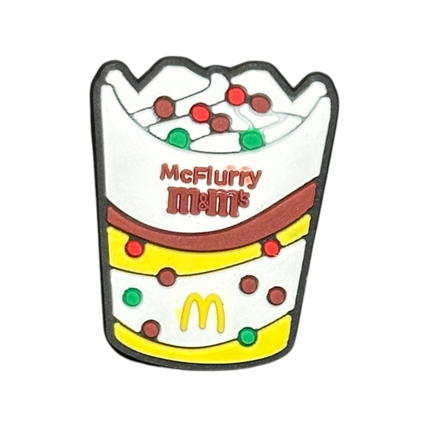 Food - Ice Cream McDonalds M&M McFlurry Shoe Charm