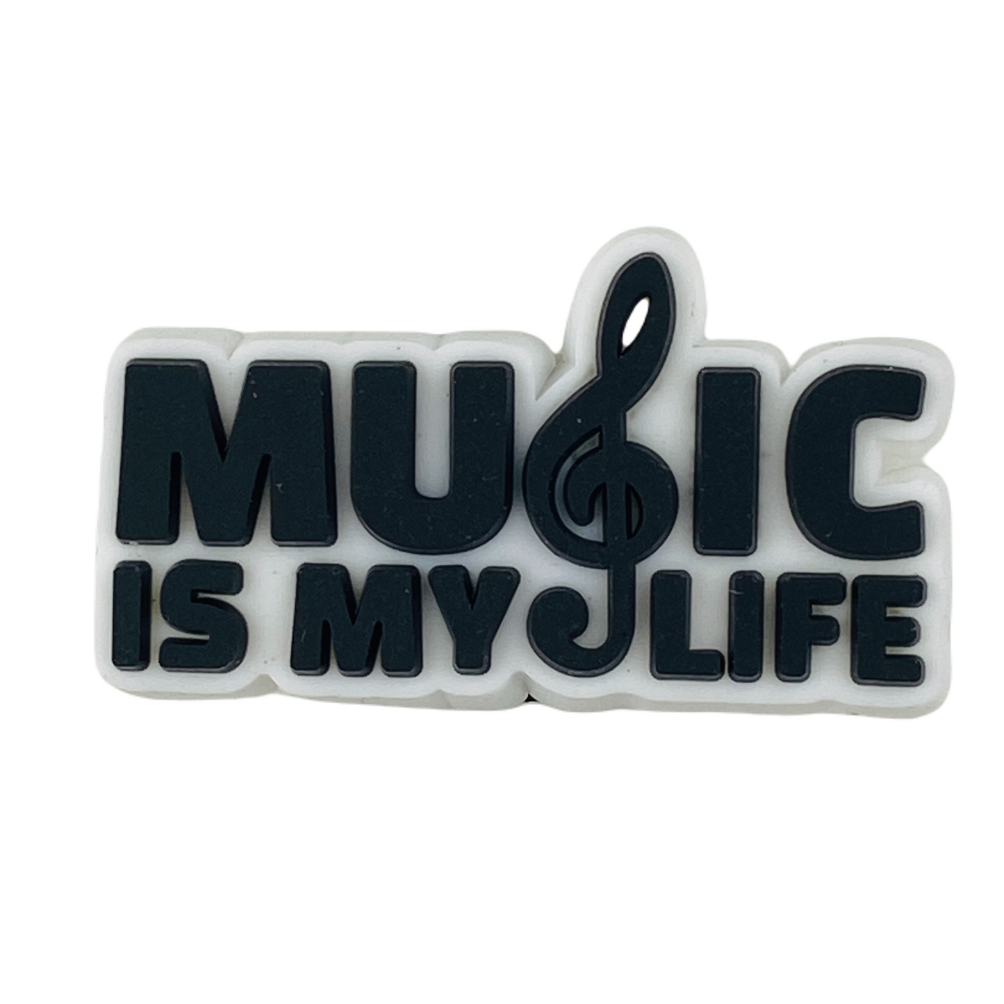 Positive - Music Is My Life Shoe Charm