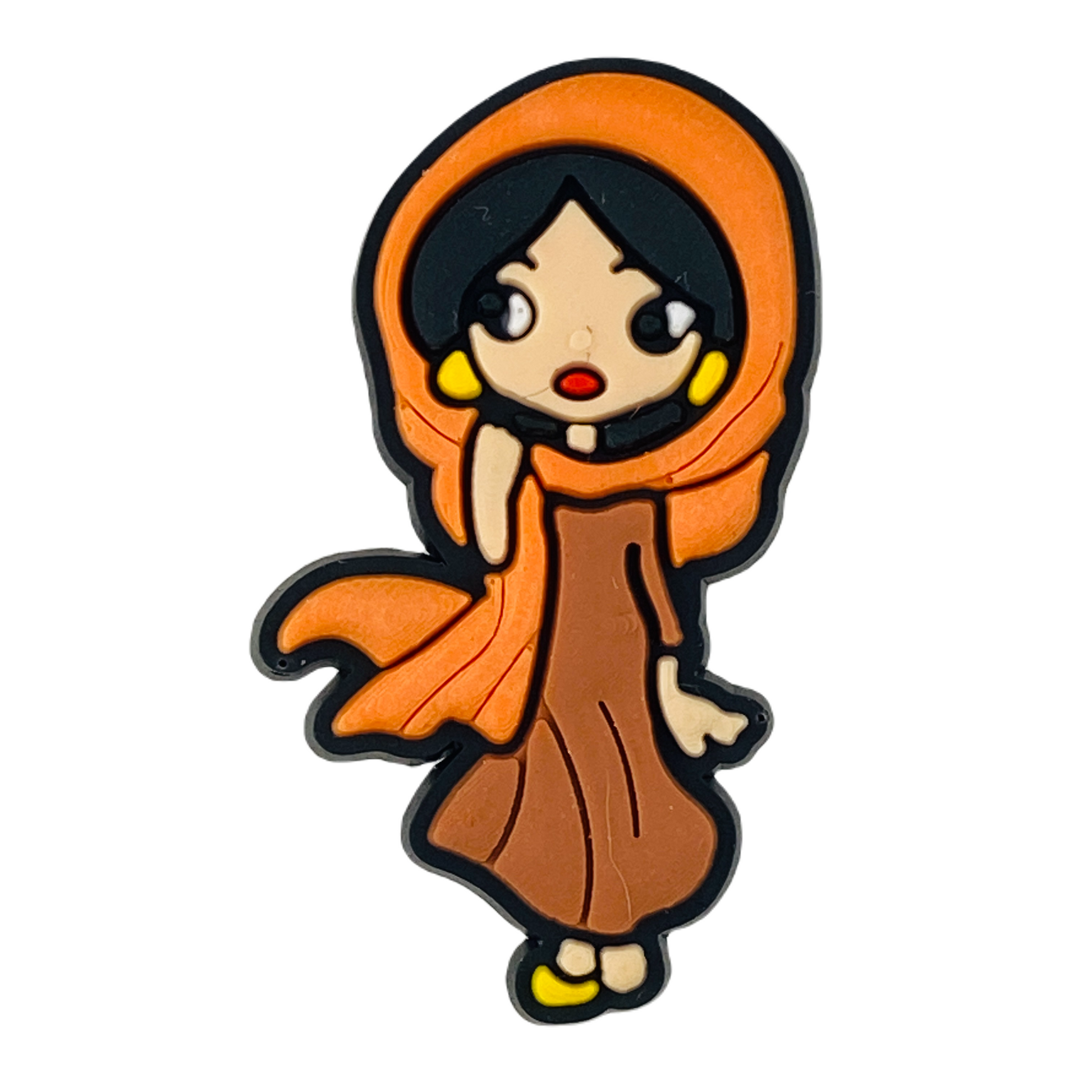 Kids - Princess Jasmine Design 2 Shoe Charm