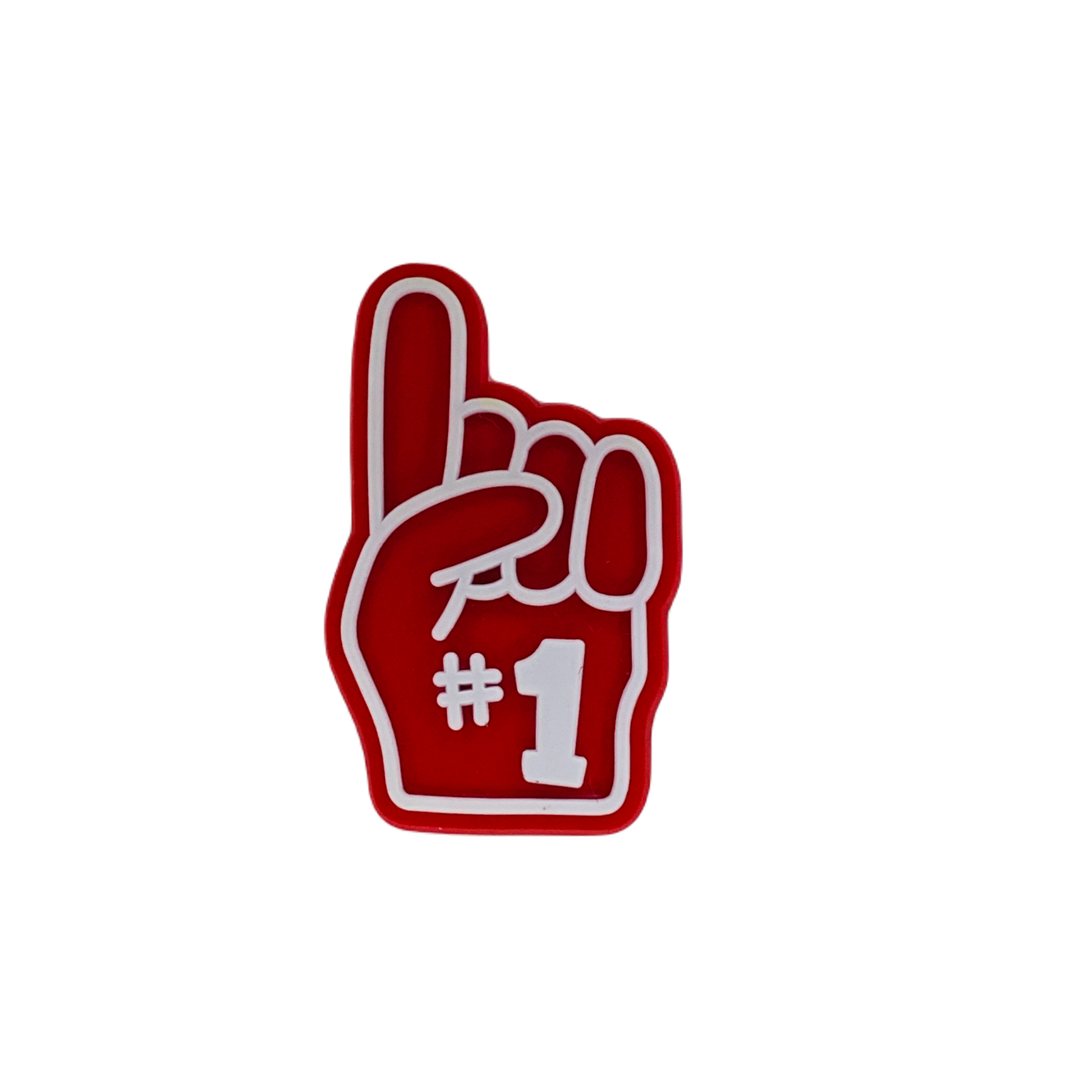 Sports - Foam Finger #1 Croc Charm